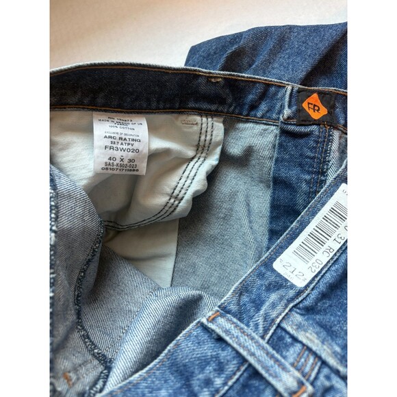 Wrangler Riggs Workwear Men's FR Carpenter Fire Resistant Jeans 40x30 FR3W020 - Picture 4 of 5